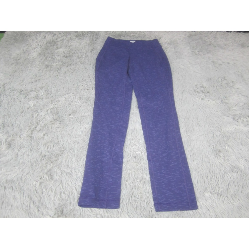 Duluth Trading Pants Womens‎ XS Blue Purple Compression 33 Inseam Zip Pockets